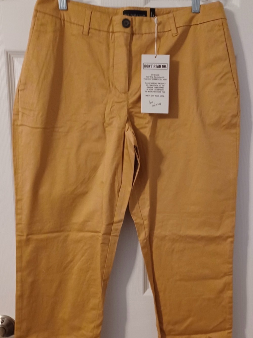 Wildfang Camel Color Trouser Pants